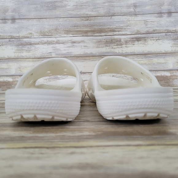 Crocs Coast Slide Slip-On Lightweight Sandals White Blanc Unisex Womens 8 Mens 6 - Picture 9 of 11